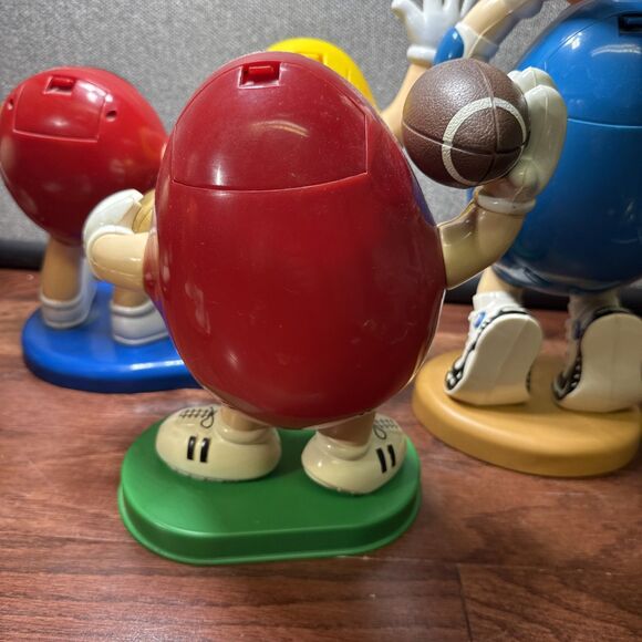 Lot Of 5 Vintage 90’s M&M Candy Dispensers-Baseball, Football, Basketball, Etc. - Picture 10 of 11